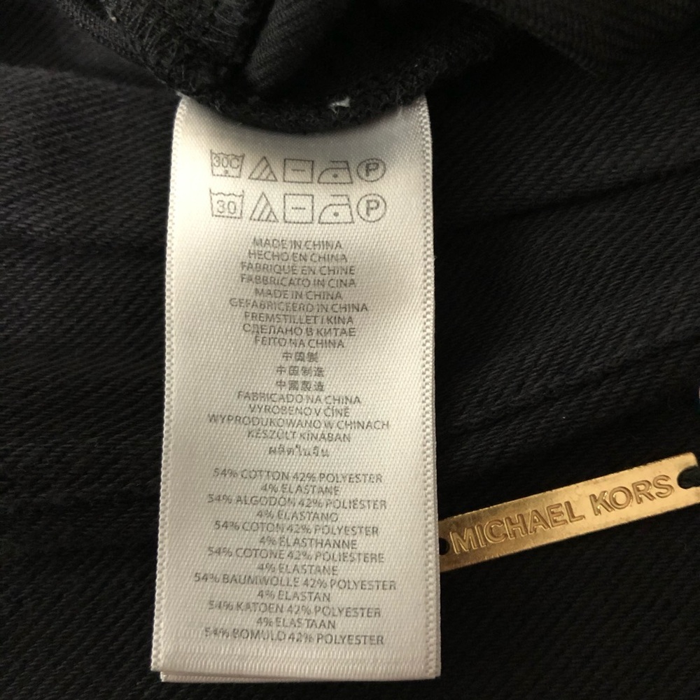 Michael Kors Stretch Black Legging Pull On Skinny - Picture 5 of 10